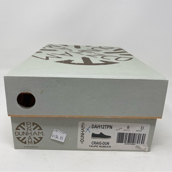 Dunham Craig Dun Taupe Nubuck Slip on Loafer - Picture 8 of 8